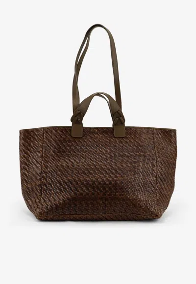 Ibeliv Medium Elmio Shoulder Bag In Brown