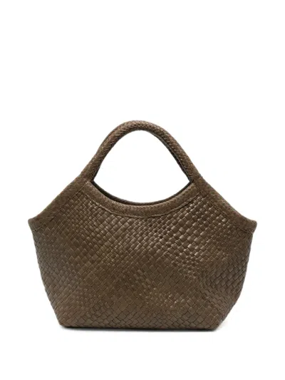 Ibeliv Medium Pure Woven-leather Tote Bag In Brown