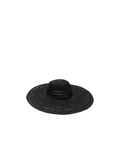 IBELIV IBELIV MIARO WOVEN WIDE-BRIM HAT