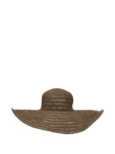 Ibeliv Miaro Woven Wide-brim Hat In Neutral