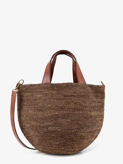 Ibeliv Mirozy Raffia Crossbody Bag In Brown