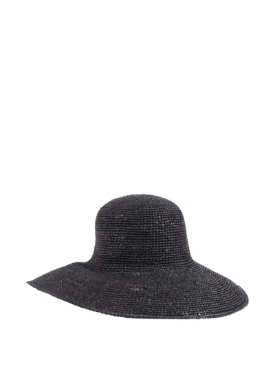 Ibeliv Muse Wide-brim Hat In Black
