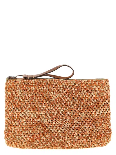 Ibeliv Natural Ampy Clutch In Brown