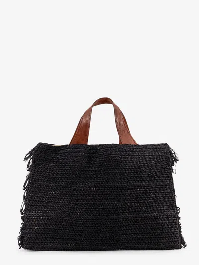 Ibeliv Onja Raffia Crossbody In Black