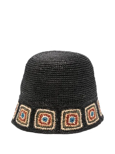 Ibeliv Panelled-trim Hat In Black