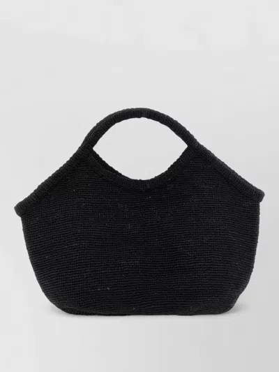 Ibeliv Pure Beach Tote Bag Top Handle In Black