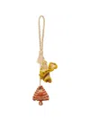 Ibeliv Raffia Fish Bag Charm In Multi