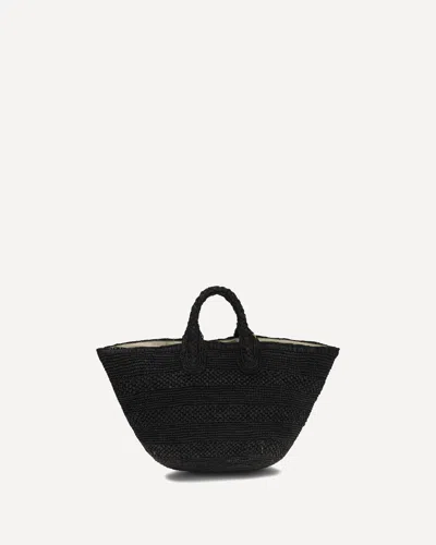 Ibeliv Raffia Handbag In Black