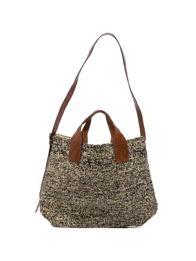 Ibeliv Raffia Tote Bag In Black