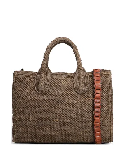 Ibeliv Rary Woven-design Tote Bag In Brown