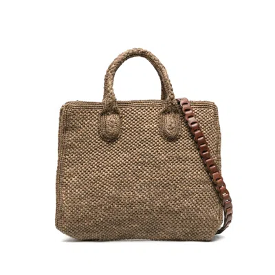 Ibeliv Rary Woven-raffia Tote Bag In Neutral