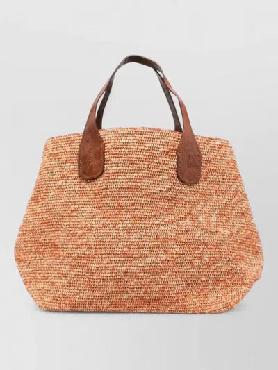 Ibeliv Rio Crossbody Bag Contrast Dual Handles In Red