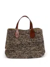 Ibeliv Rio Raffia Shoulder Bag In Brown