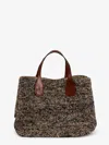 Ibeliv Rio Raffia Shoulder Bag In Brown