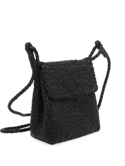 Ibeliv Romance Woven Shoulder Bag In Black