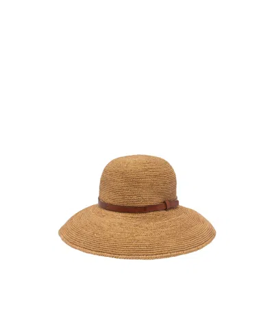 Ibeliv Rova Contrasting Band Hat In Nude