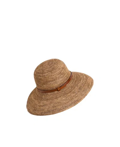 Ibeliv Rova Raffia Hat In Brown