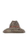 Ibeliv Crocheted Raffia Safari Hat In Multi