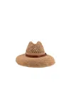 Ibeliv Safari Woven Straw Hat In Brown
