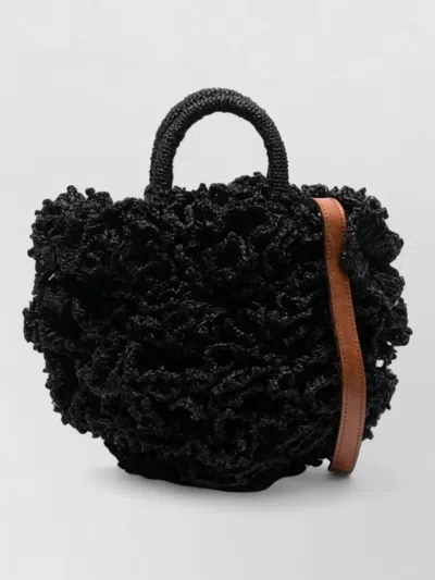 Ibeliv Shoulder Bag Contrast Strap Top Handles