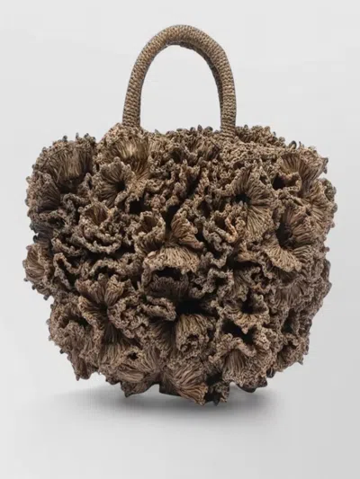 Ibeliv Small Crossbody Bag Detachable Strap Handles In Brown