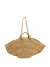 Ibeliv Sol Basket Bag In Beige
