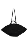 Ibeliv 'sol' Black Handbag With Two Top Handles