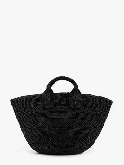 Ibeliv Soma Raffia Crossbody In Black