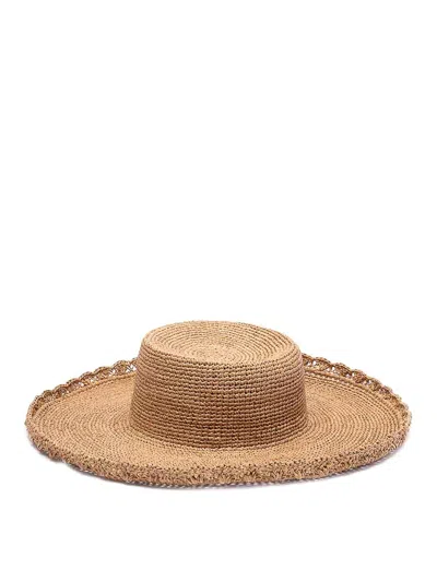 Ibeliv Playa Raffia Hat In Brown