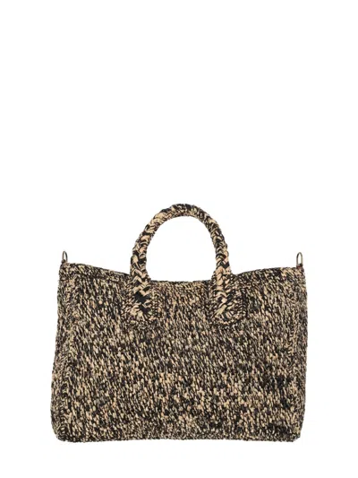 Ibeliv Stylish Mini Multicolor Raphia Bag For Women In Multicolour