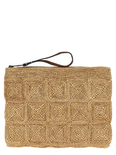 Ibeliv 'tanala' Clutch In Beige