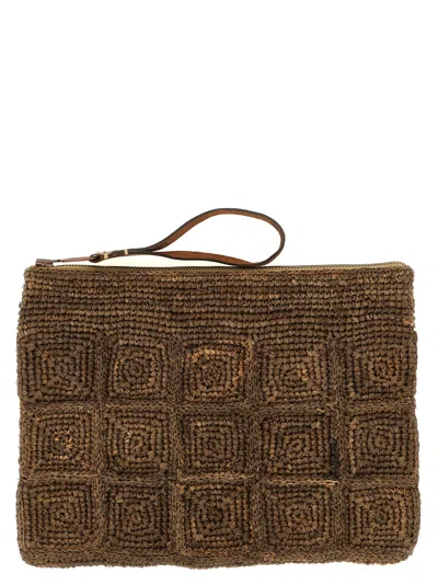 Ibeliv 'tanala' Clutch In Brown