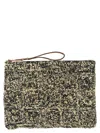 Ibeliv Tanala Clutch Bag Rectangular Shape Wrist Strap In White