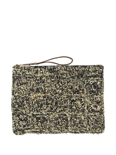 Ibeliv Tanala Two-tone Clutch Bag In Green