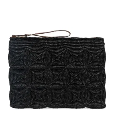 Ibeliv Tanala Zipped Clutch Bag In Black