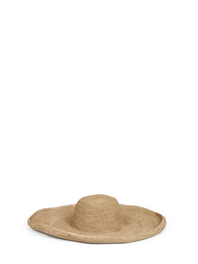 Ibeliv Tea Raffia Izy Wide-brimmed Hat