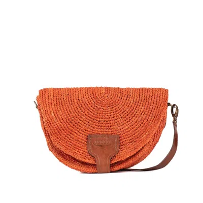 Ibeliv Tiako Bag In Orange Raffia