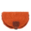 Ibeliv Tiako Raffia Crossbody Bag In Orange