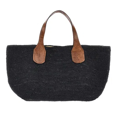 Ibeliv 'tokyo Ii' Natural Raphia Bag