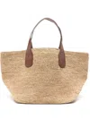 Ibeliv Tokyo Ii Raffia Tote Bag In Neutrals