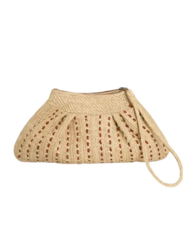 Ibeliv Trapezoid Pochette Beach Bag In Brown