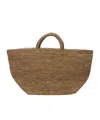 Ibeliv Raffia Woven Handle Tote Bag In Brown