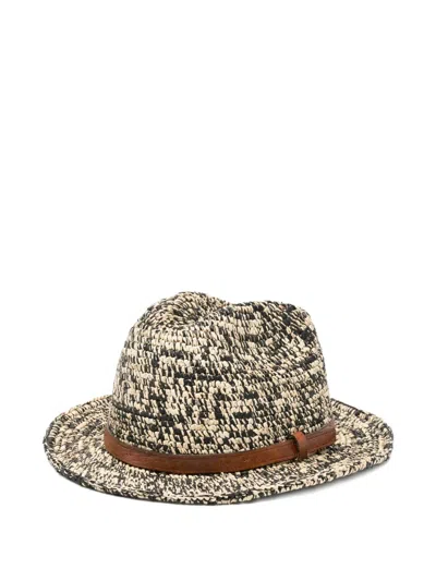 Ibeliv Two-tone Raffia Hat In Multi