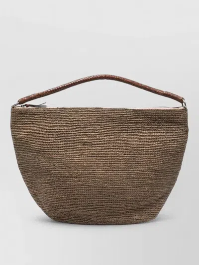 Ibeliv Utopia Shoulder Bag Woven Single Handle In Brown