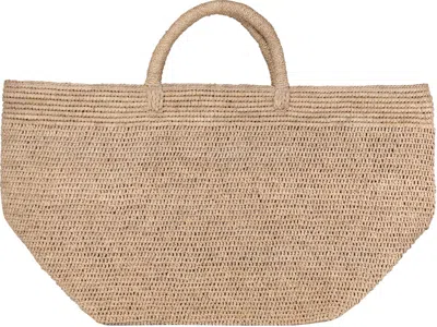 Ibeliv Vanilla Hand Bag In Brown