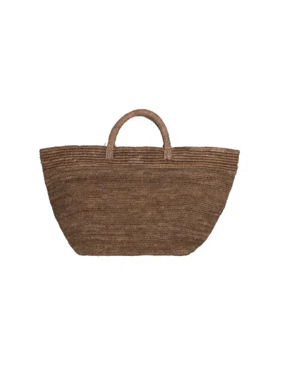 Ibeliv 'vanilla' Tote Bag In Brown
