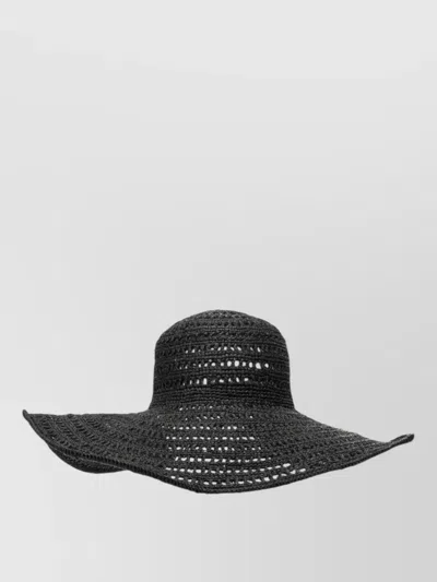 Ibeliv Wide Brim Lightweight Woven Breathable Hats In Green