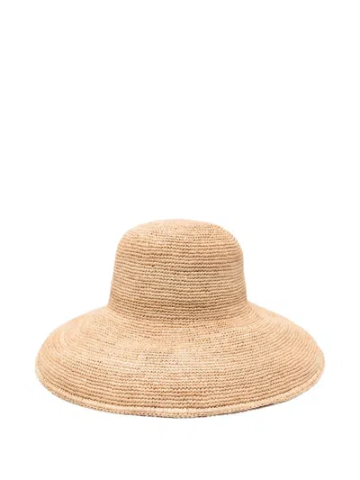 Ibeliv Woven Fedora Hat In Neutral