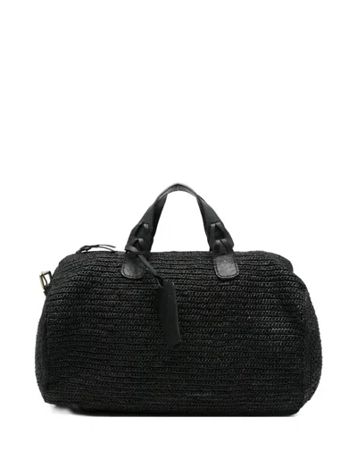 Ibeliv Woven Tag-detail Tote Bag In Black