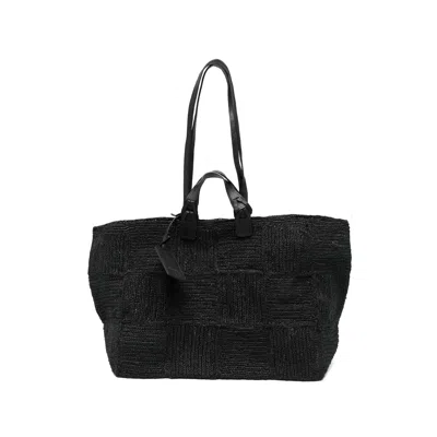 Ibeliv Woven Tote Bag In Black